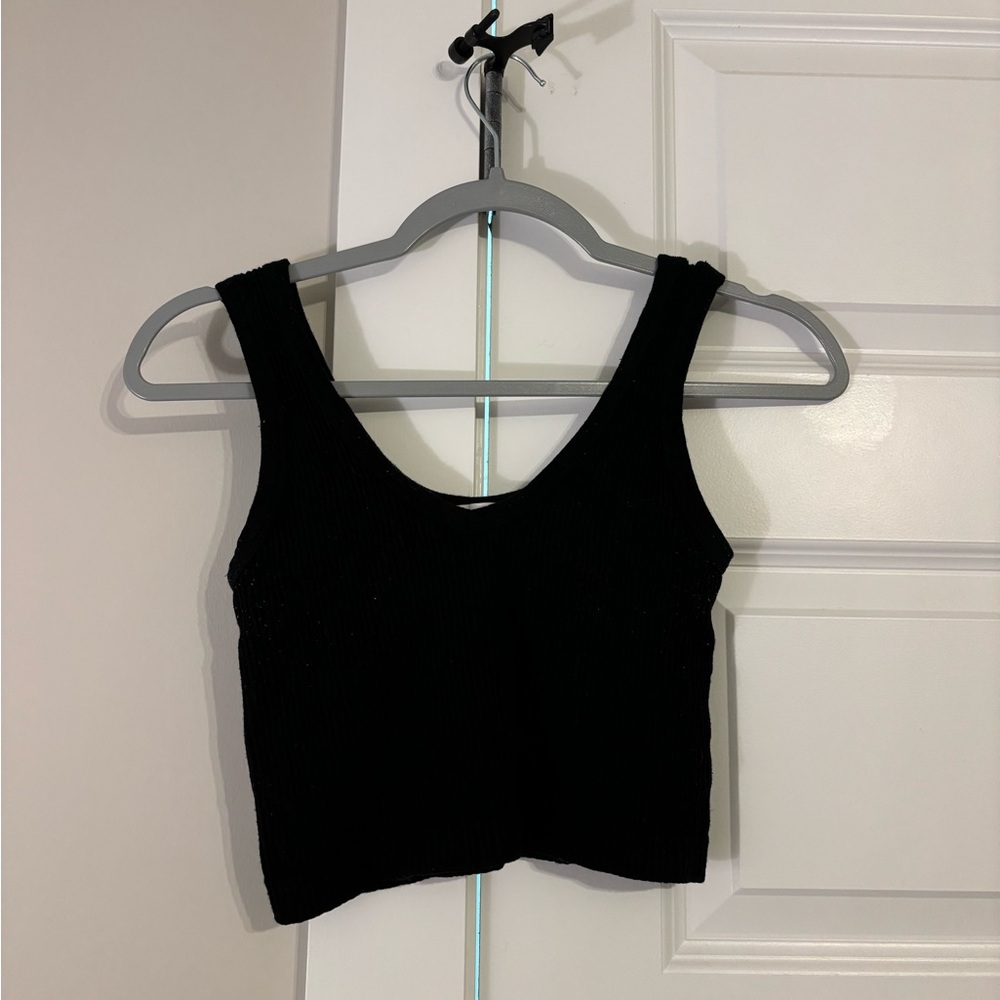 Pink Lily Classic Black Tank Top